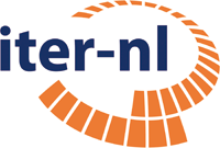 Logo van ITER-NL, het consortium van TNO, FOM en NRG